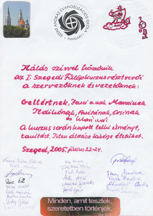 Istennek jár a köszönet!